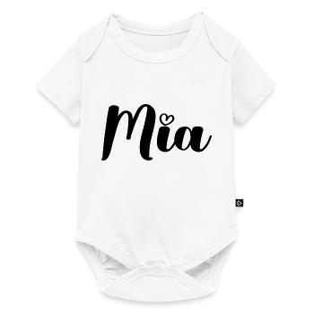 MIA - Baby Premium short-sleeve bodysuit - white - Front