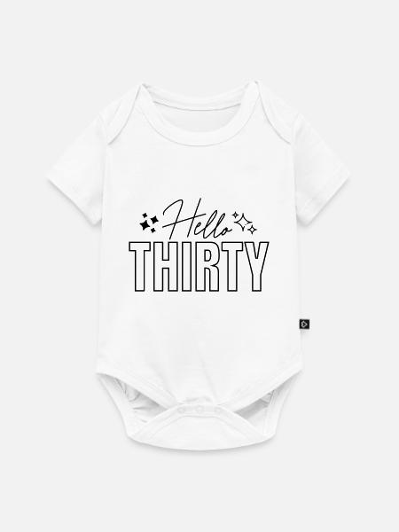 30. Geburtstag - Baby Premium Kurzarmbody - Weiß