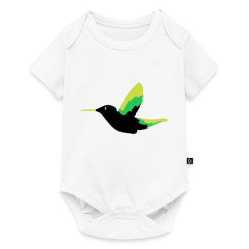 Hummingbird Bird - Baby Premium short-sleeve bodysuit - white - Front