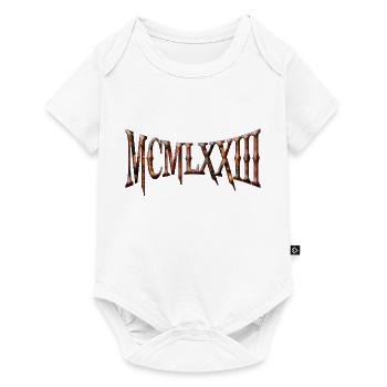 MCMLXXIII 1973 50th Birthday B-Day Birthday Gift - Baby Premium short-sleeve bodysuit - white - Front