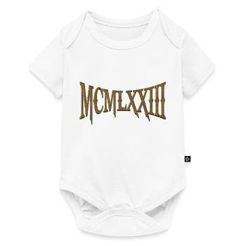 MCMLXXIII 1973 50th Birthday B-Day Birthday Gift - Baby Premium short-sleeve bodysuit - white - Front
