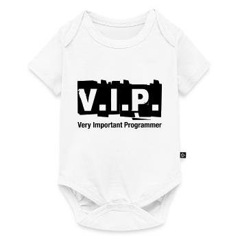 V.I.P. Very Important Programmer - Baby Premium short-sleeve bodysuit - white - Front