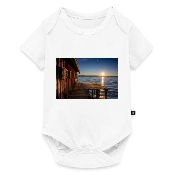 Sonnenaufgang am Ammersee - Baby Premium Kurzarmbody - Weiß - Vorne