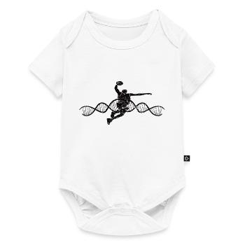 Basketballteam Basketball Basketballspieler - Baby Premium Kurzarmbody - Weiß - Vorne