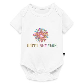 happy new year - Baby Premium short-sleeve bodysuit - white - Front