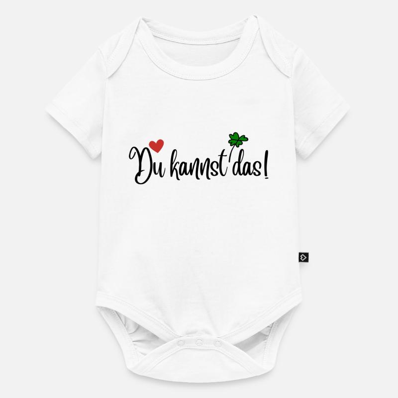 Du kannst das! - Baby Premium Kurzarmbody - Weiß