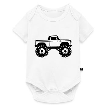 Monster Truck - Baby Premium short-sleeve bodysuit - white - Front