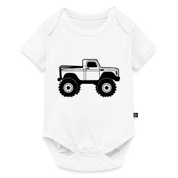 Monster Truck - Body à manches courtes Premium Bébé - blanc - Devant