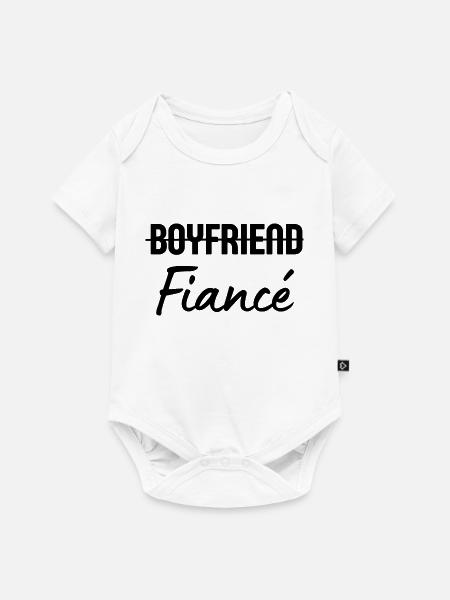 Verlobter Freund - Baby Premium Kurzarmbody - Weiß