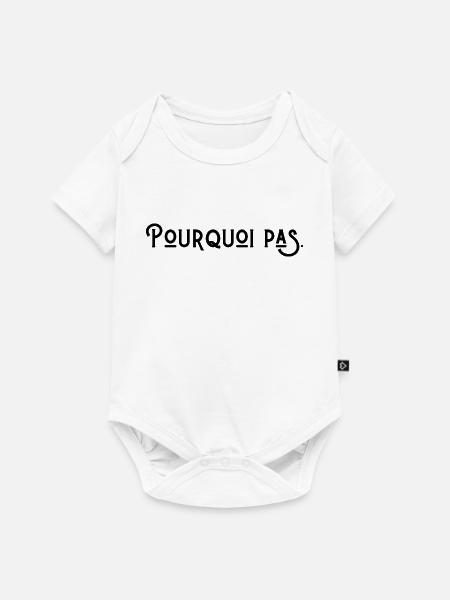 Warum nicht - Baby Premium Kurzarmbody - Weiß