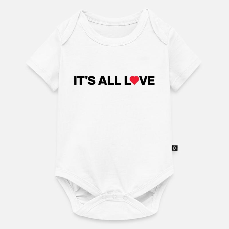 Ce n’est que de l’amour - Body à manches courtes Premium Bébé - blanc