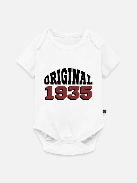 Original 1935 - Baby Premium Kurzarmbody - Weiß