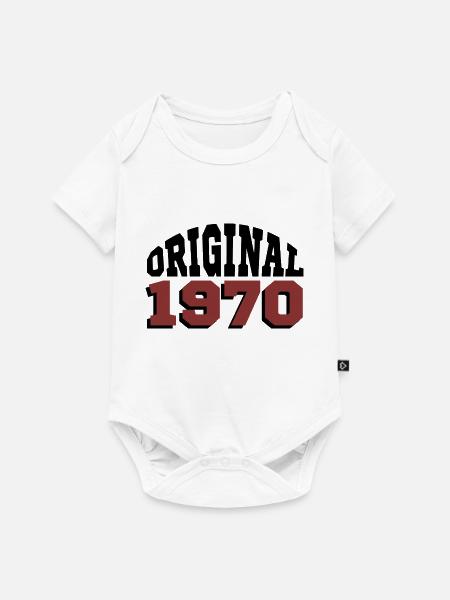 Original 1970 - Baby Premium Kurzarmbody - Weiß