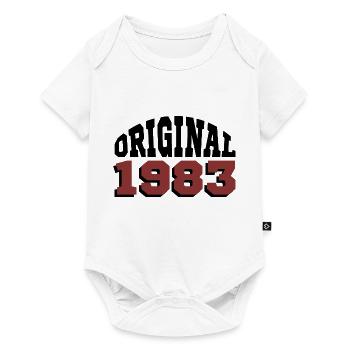 Original 1983 - Baby Premium Kurzarmbody - Weiß - Vorne