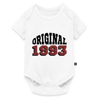Original 1993 - Baby Premium Kurzarmbody - Weiß - Vorne