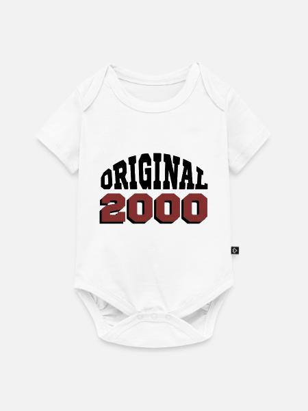 Original 2000 - Baby Premium Kurzarmbody - Weiß