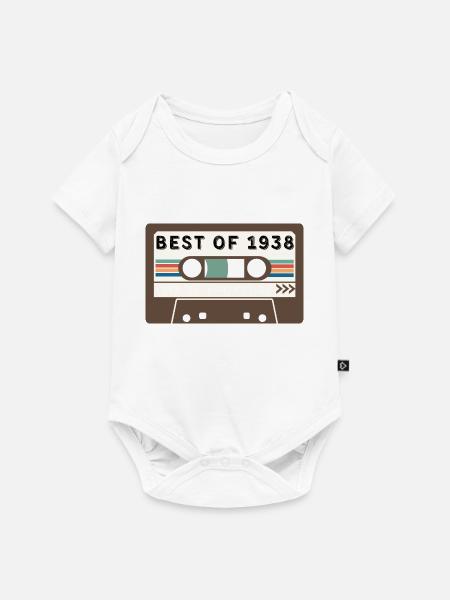 Das Beste von 1938 - Baby Premium Kurzarmbody - Weiß