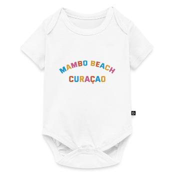 Mambo Beach - Curaçao - Caraïbes néerlandaises - Karibik - Body à manches courtes Premium Bébé - blanc - Devant