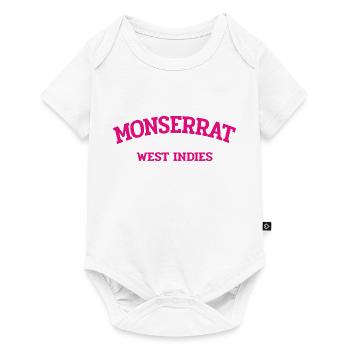 Monserrat - Plymouth - Caribbean - West Indies - Baby Premium short-sleeve bodysuit - white - Front