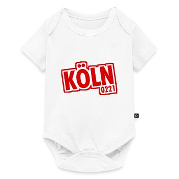 Cologne - 0221 - Cathedral City - Rhine - Cologne Cathedral - Baby Premium short-sleeve bodysuit - white - Front