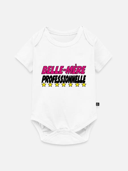 PROFESSIONELL Schwiegermutter - Baby Premium Kurzarmbody - Weiß