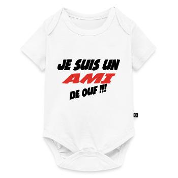 Je suis un AMI de ouf !!! - Body à manches courtes Premium Bébé - blanc - Devant