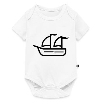 Bateau pirate - Body à manches courtes Premium Bébé - blanc - Devant