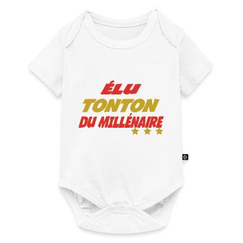 Elected UNCLE of the millennium 62227 - Baby Premium short-sleeve bodysuit - white - Front