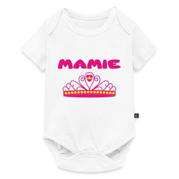 MAMIE - Body à manches courtes Premium Bébé - blanc - Devant