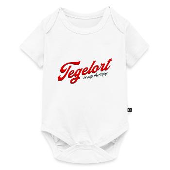 Tegelort is my therapy - 13505 Berlin - Germany - Baby Premium Kurzarmbody - Weiß - Vorne