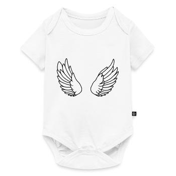 Ailes d'ange - Body à manches courtes Premium Bébé - blanc - Devant