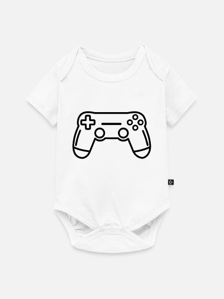 Controller für Videospiele - Baby Premium Kurzarmbody - Weiß