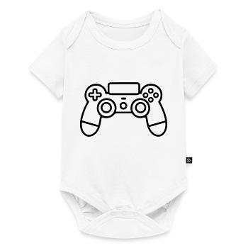 Video games controller - Baby Premium short-sleeve bodysuit - white - Front