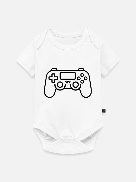 Controller für Videospiele - Baby Premium Kurzarmbody - Weiß