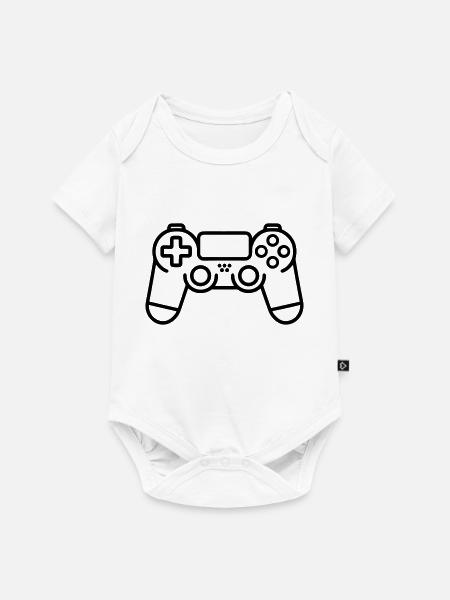 Controller für Videospiele - Baby Premium Kurzarmbody - Weiß