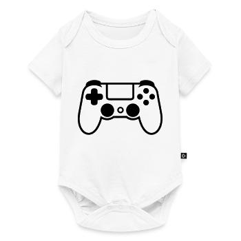 Video game controller - Baby Premium short-sleeve bodysuit - white - Front