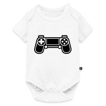 Videospiel-Controller - Baby Premium Kurzarmbody - Weiß - Vorne