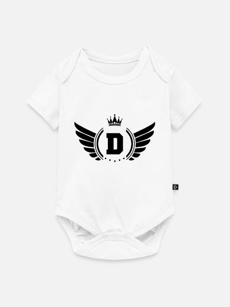 wappen d - Baby Premium Kurzarmbody - Weiß