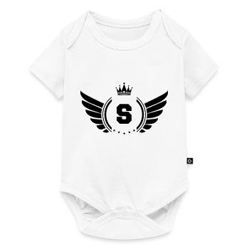 wappen S - Baby Premium Kurzarmbody - Weiß - Vorne