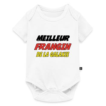 BEST BROTHER IN THE GALAXY - Baby Premium short-sleeve bodysuit - white - Front