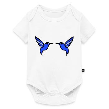 hummingbird bird 2 - Baby Premium short-sleeve bodysuit - white - Front