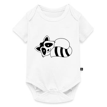 Raton-laveur - Body à manches courtes Premium Bébé - blanc - Devant