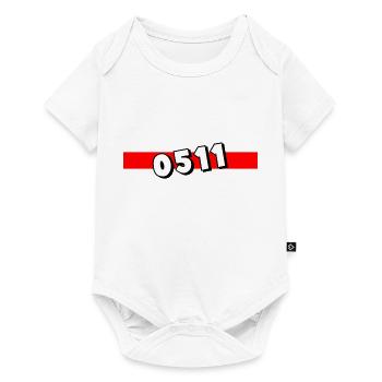 0511 - Vorwahl Hannover - Telefon - telefonieren - Baby Premium Kurzarmbody - Weiß - Vorne