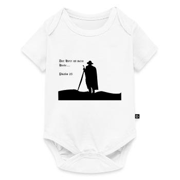 Der Herr ist mein Hirte - Baby Premium Kurzarmbody - Weiß - Vorne