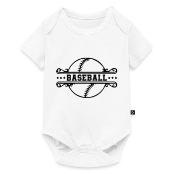 base-ball - Body à manches courtes Premium Bébé - blanc - Devant