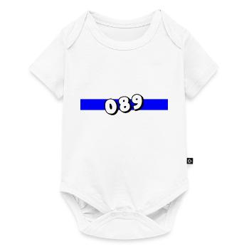 089 München Vorwahl Telefon telefonieren Bayern - Baby Premium Kurzarmbody - Weiß - Vorne
