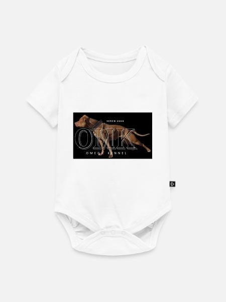 OMK Logo - Baby Premium Kurzarmbody - Weiß
