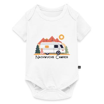 Nachwuchs Camper Eins - Baby Premium Kurzarmbody - Weiß - Vorne