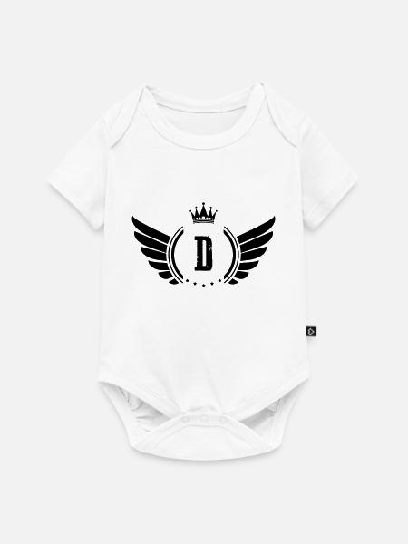 wappen d - Baby Premium Kurzarmbody - Weiß