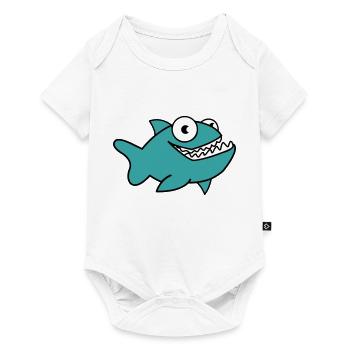 Piranha 02 - Body à manches courtes Premium Bébé - blanc - Devant